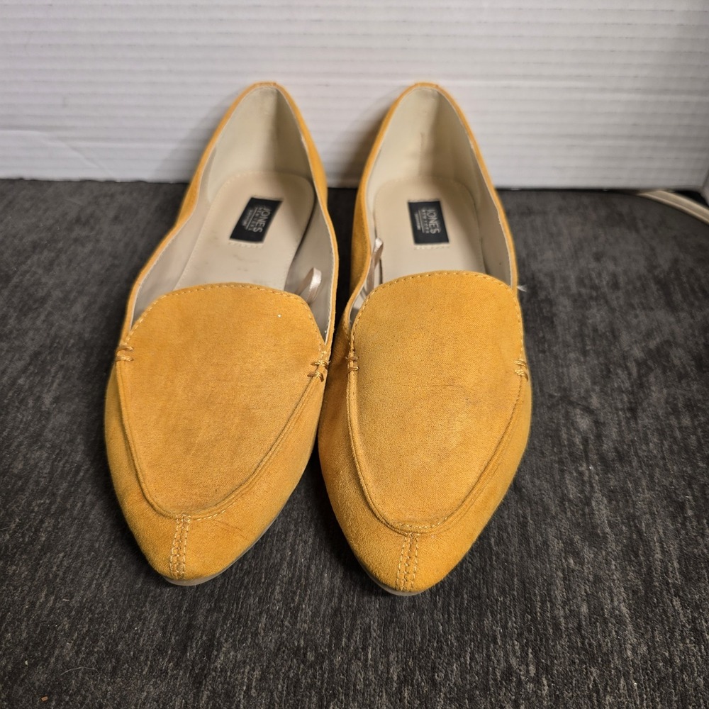 Jones New York Signature "Samantha" Yellow Mustard Pointed Flats Womens 7.5M